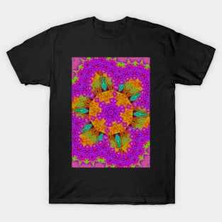 Shamanic abstract psychedelic design T-Shirt